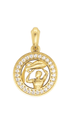 Aquarius Charm in Gold